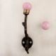 Pink Crackle Tree Hooks-EHG-83